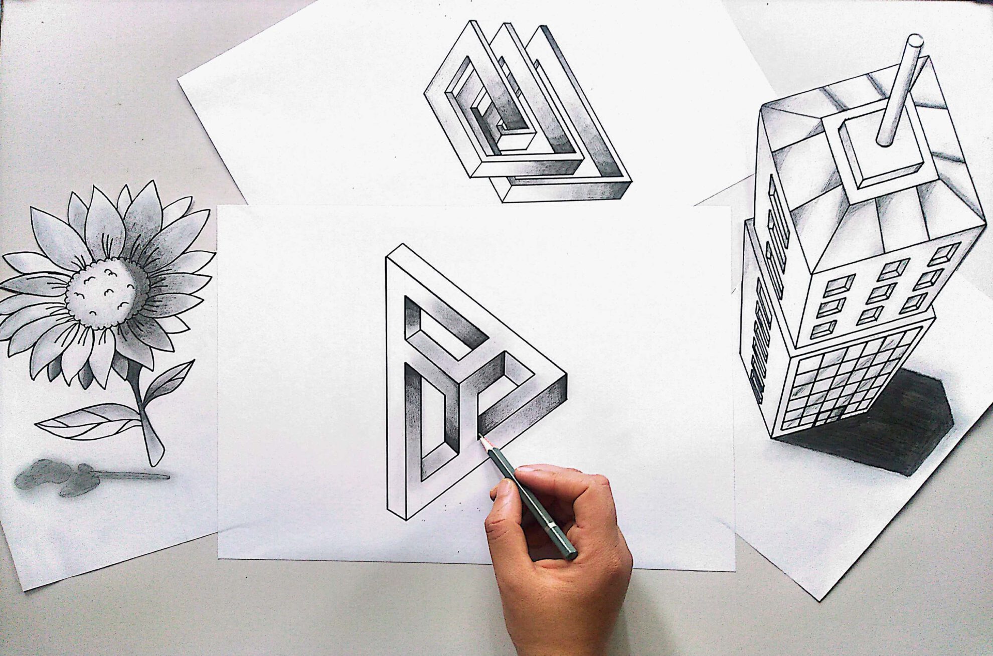  Foto zu Optische Täuschungen zeichnen – Optische Täuschungen 